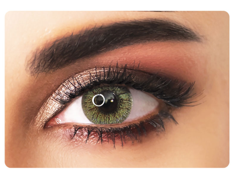 Цветные линзы Eyemed TechnologiesAdore Crystal 2 линзы -6.5 8.6 crystal green