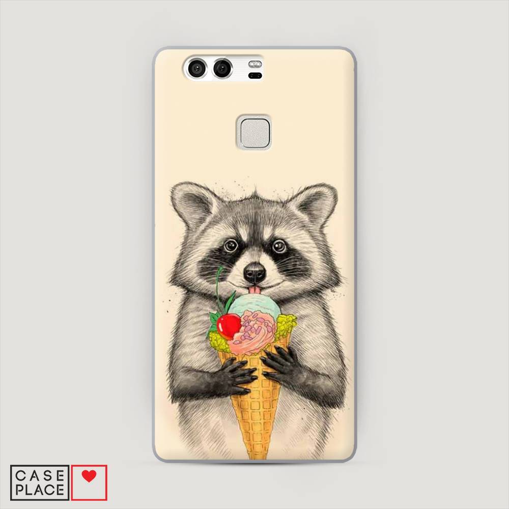 

Чехол Awog "Енот с мороженым" для Huawei P9 (Dual)
