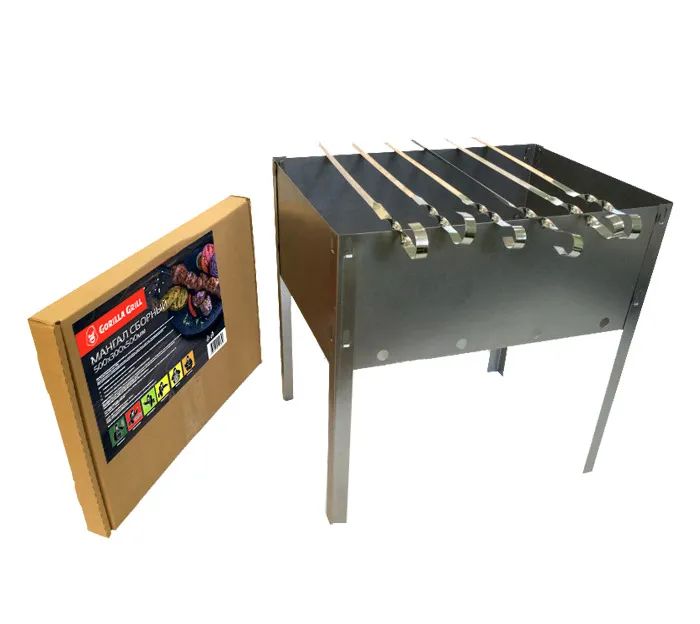 

Мангал Gorilla Grill 40x24x40 см, Черный