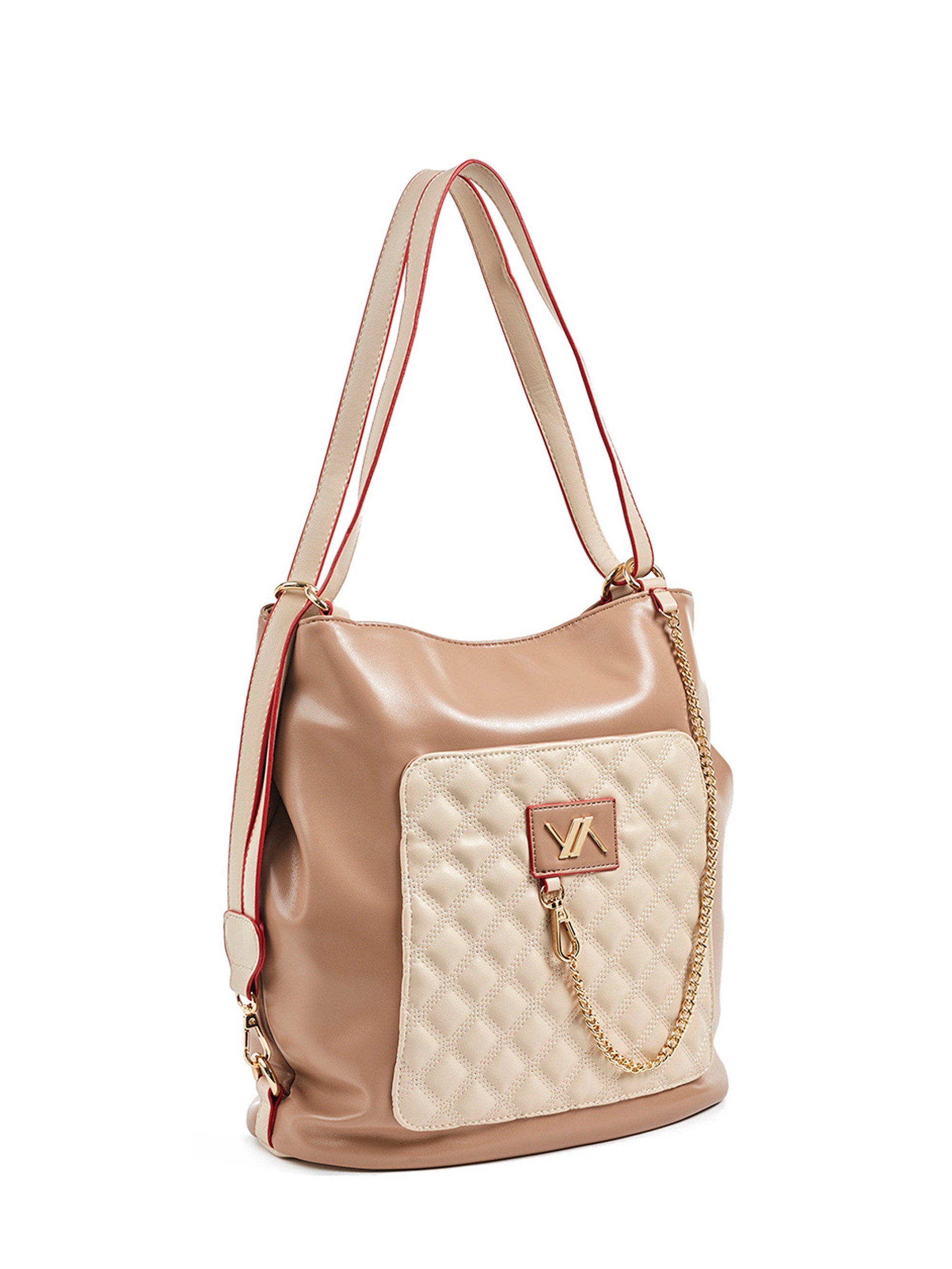 Сумка-рюкзак женская VERDE 6316ve-16, beige/taupe, сумка-рюкзак, бежевый, искусственная кожа  - купить