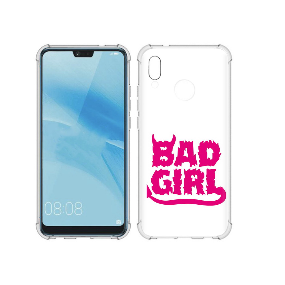 

Чехол MyPads Tocco для Huawei P20 Lite плохая девочка (PT130405.51.545), Прозрачный, Tocco