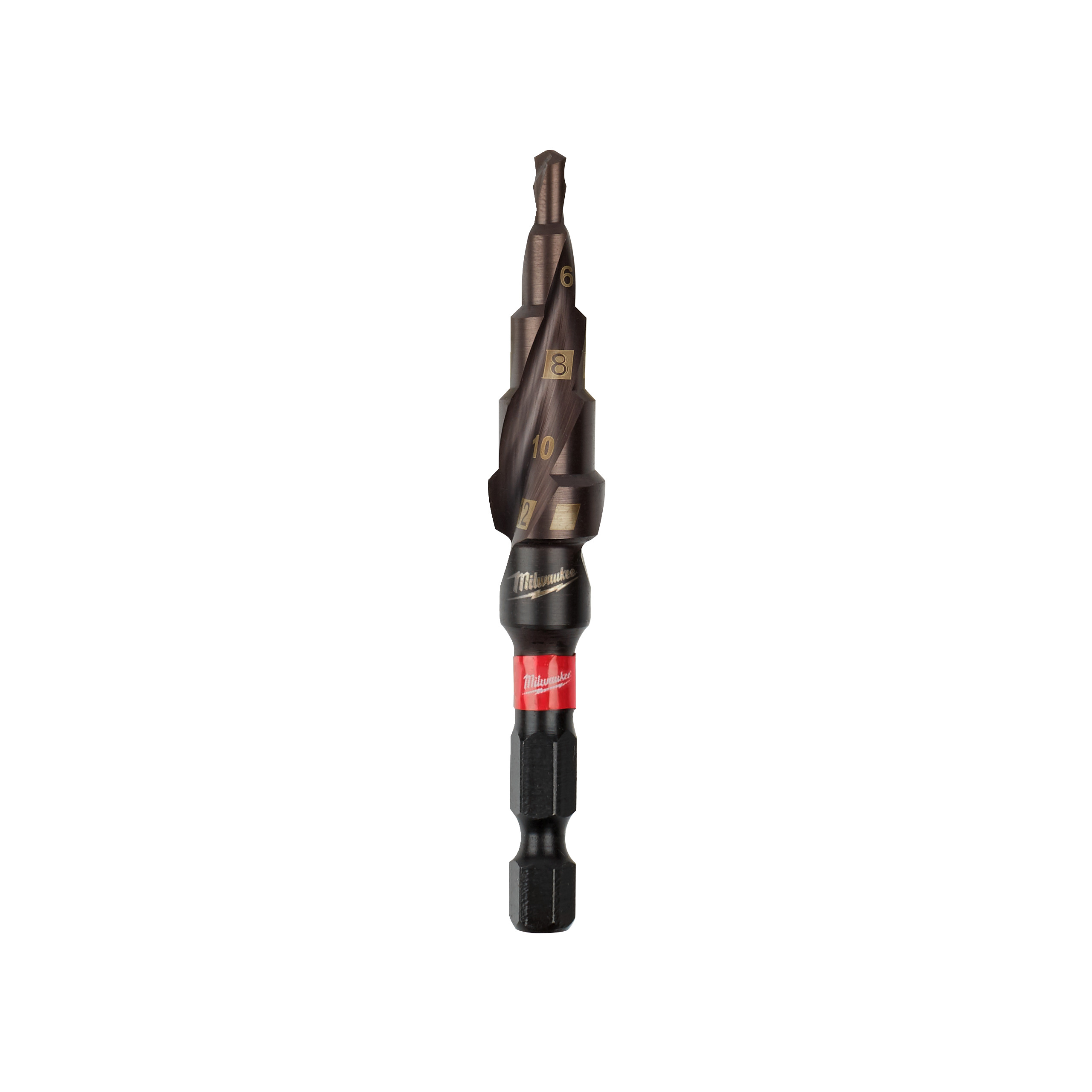 

Ступенчатое сверло ShW 4-12мм шаг 2мм (1 шт), SHOCKWAVE STEP DRILL 412/2MM1PC