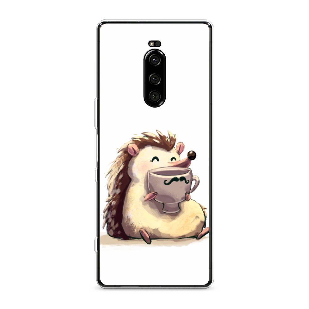 

Чехол Awog на Sony Xperia XZ4/Xperia 1 "Еж кофеман", Разноцветный, 53850-10