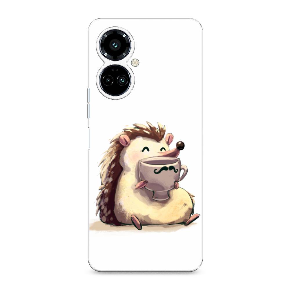 

Силиконовый чехол "Еж кофеман" на Tecno Camon 19 Pro