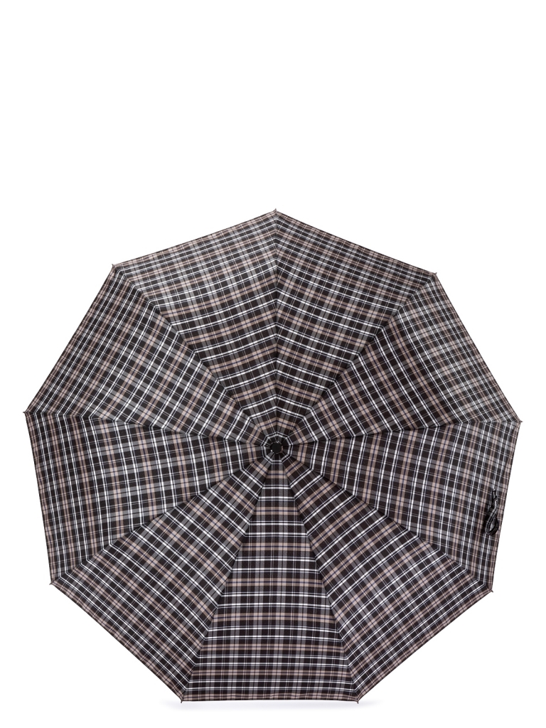 Зонт складной автоматический мужской ELEGANZZA 01-00039963 коричневый