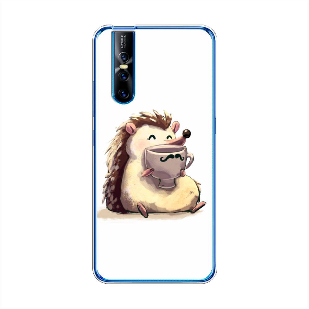 

Чехол Awog на Vivo V15 Pro "Еж кофеман", Разноцветный, 261150-10