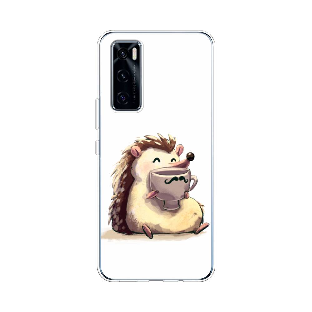 

Чехол Awog на Vivo V20 SE "Еж кофеман", Разноцветный, 263550-10