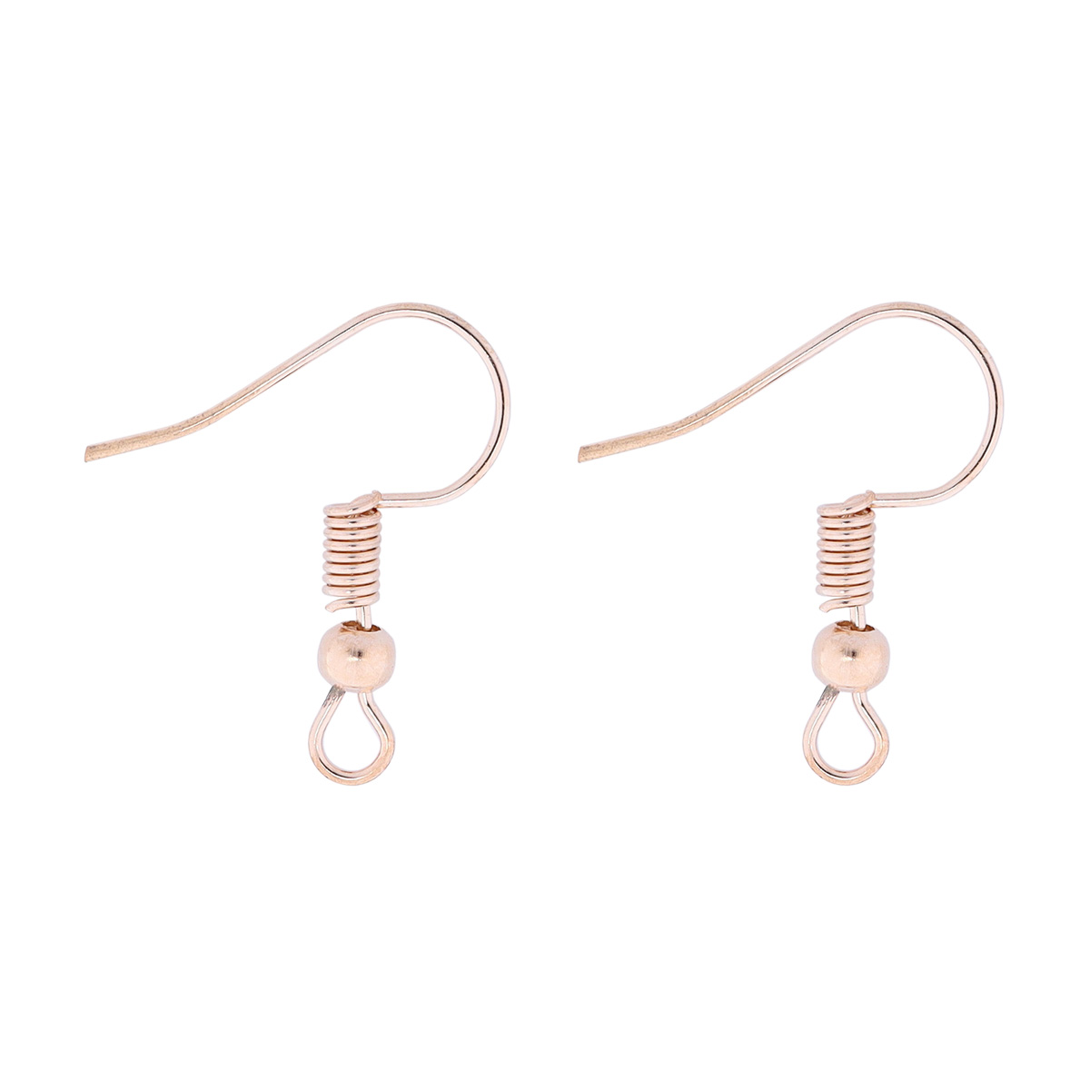 

1269872 Швензы-крючки с бусинкой, золото, 10шт/упак, Золотистый