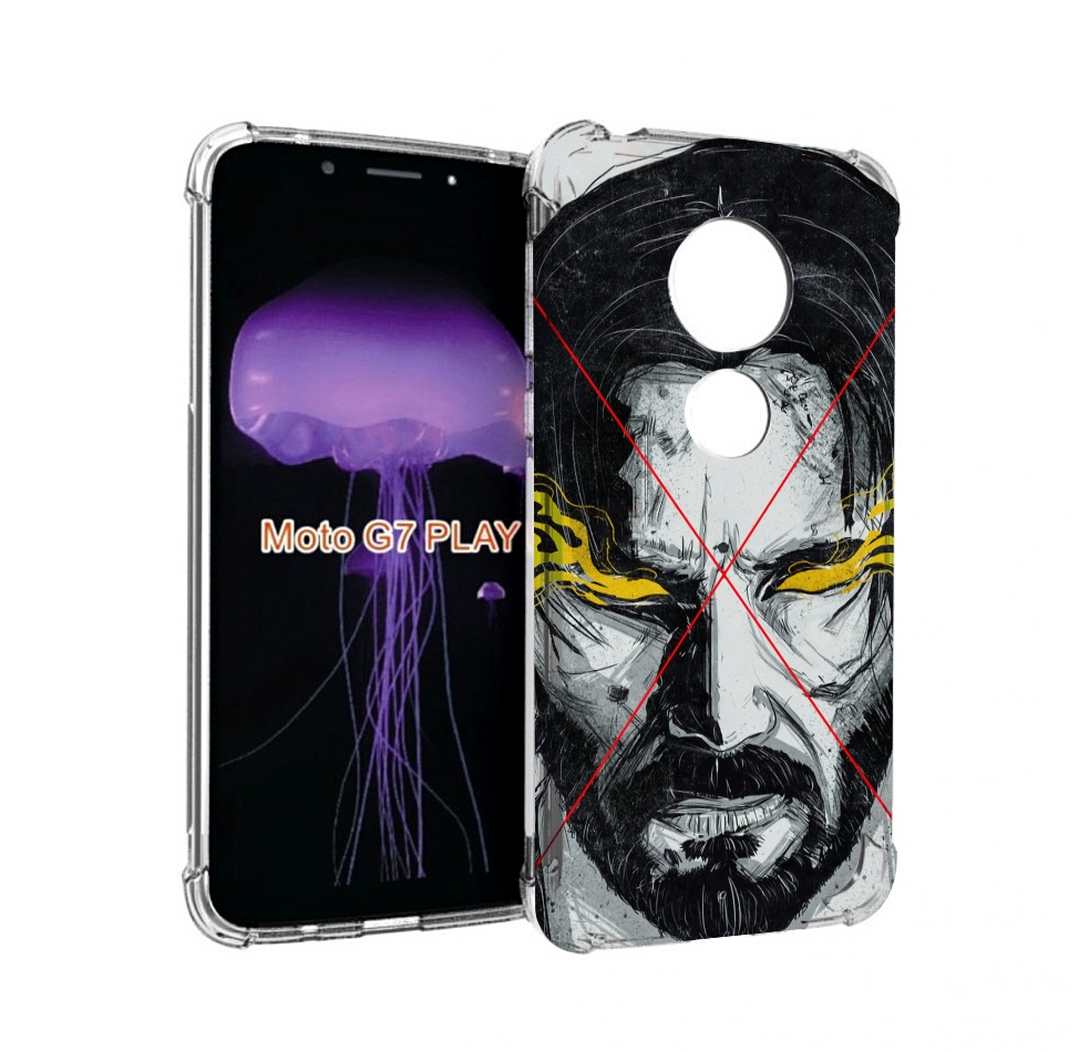 

Чехол MyPads Джон-Уик для Motorola Moto G7 Play, Прозрачный, Tocco