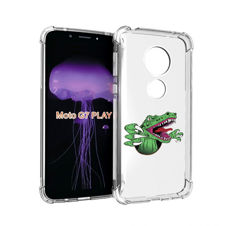 

Чехол MyPads Динозавр для Motorola Moto G7 Play, Прозрачный, Tocco