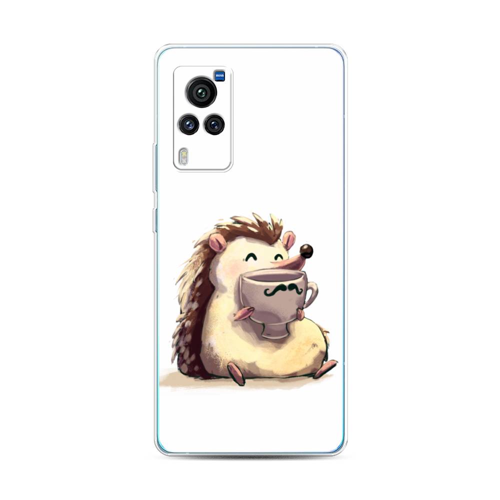 

Чехол Awog на Vivo X60 Pro "Еж кофеман", Разноцветный, 263850-10