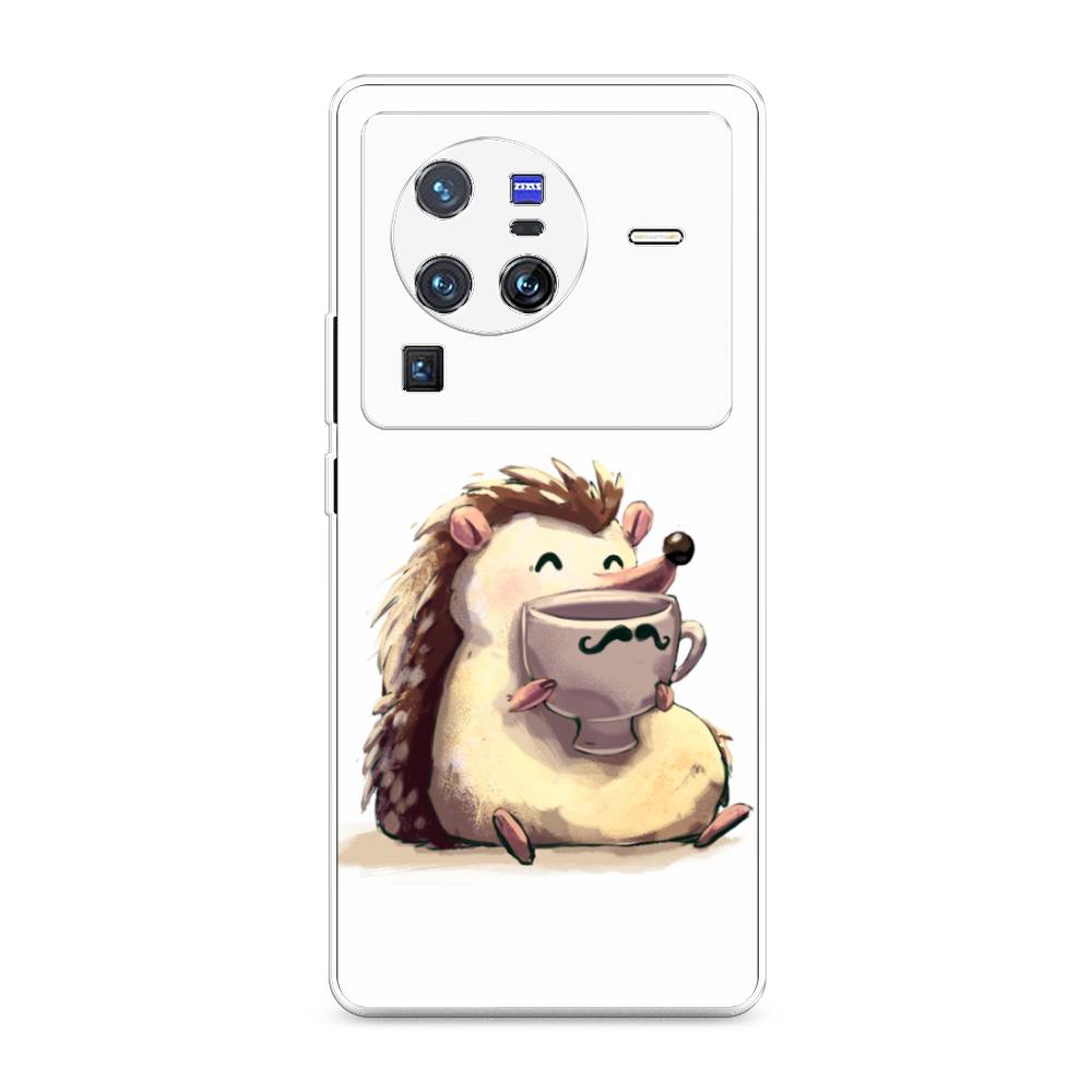 

Чехол Awog на Vivo X80 Pro "Еж кофеман", Разноцветный, 266650-10