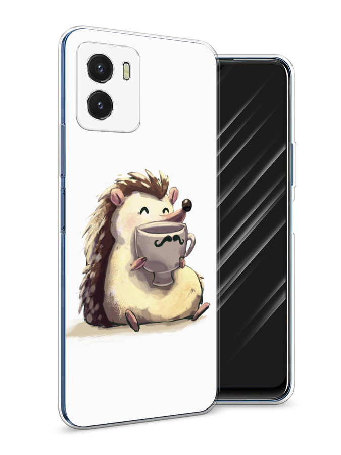 

Чехол Awog на Vivo Y10 "Еж кофеман", Разноцветный, 266450-10