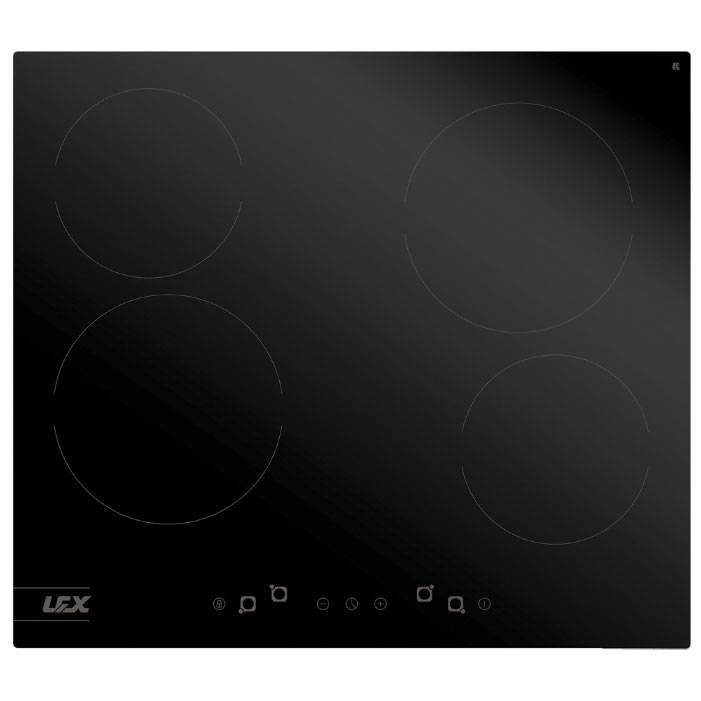 фото Встраиваемая варочная панель электрическая lex evh 640-1 bl черный