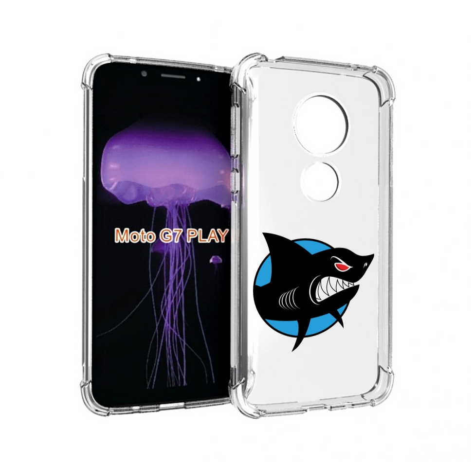 

Чехол MyPads Злая-акула для Motorola Moto G7 Play, Прозрачный, Tocco