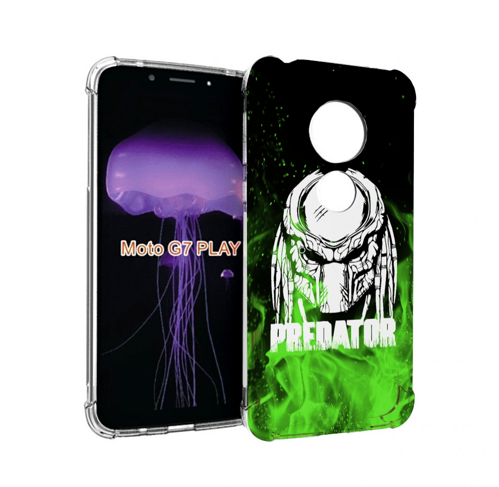 

Чехол MyPads Знак-хищника для Motorola Moto G7 Play, Прозрачный, Tocco