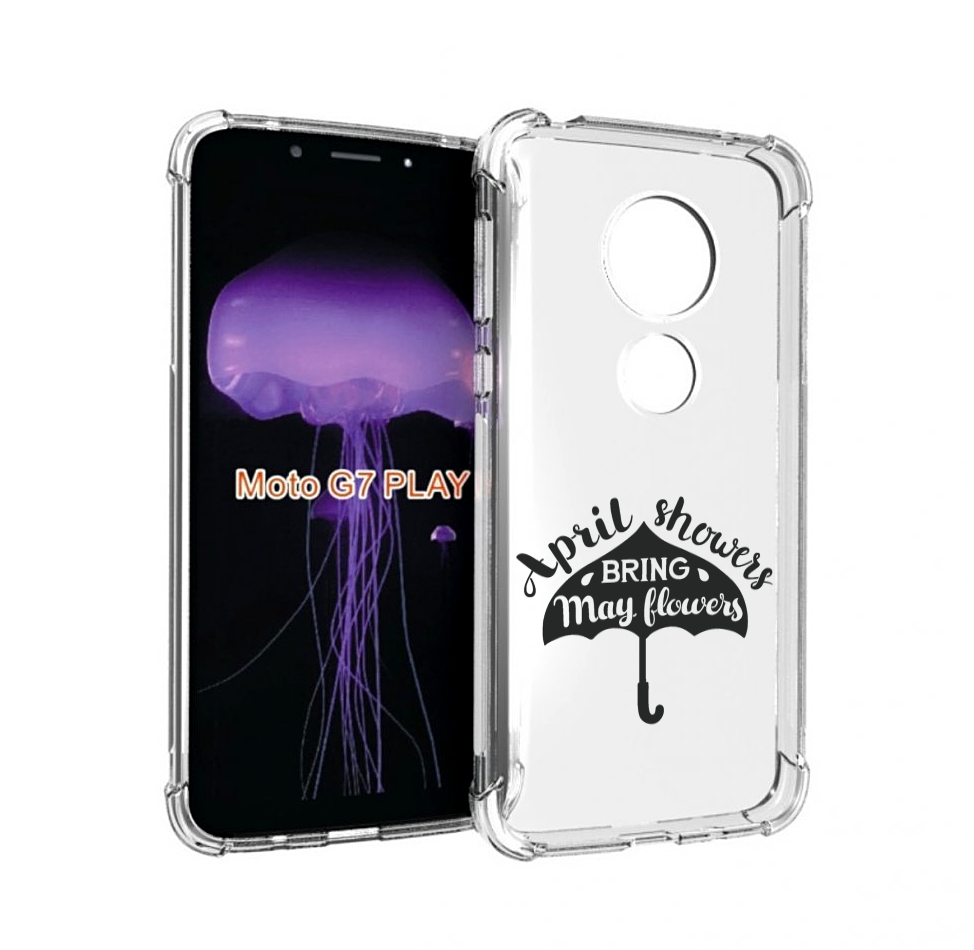 

Чехол MyPads Зонтик для Motorola Moto G7 Play, Прозрачный, Tocco