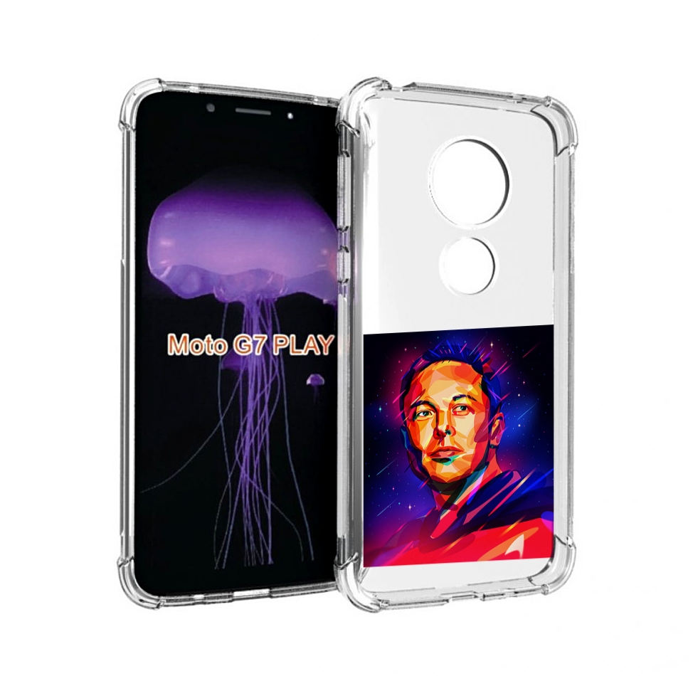

Чехол MyPads Илон-Маск для Motorola Moto G7 Play, Прозрачный, Tocco