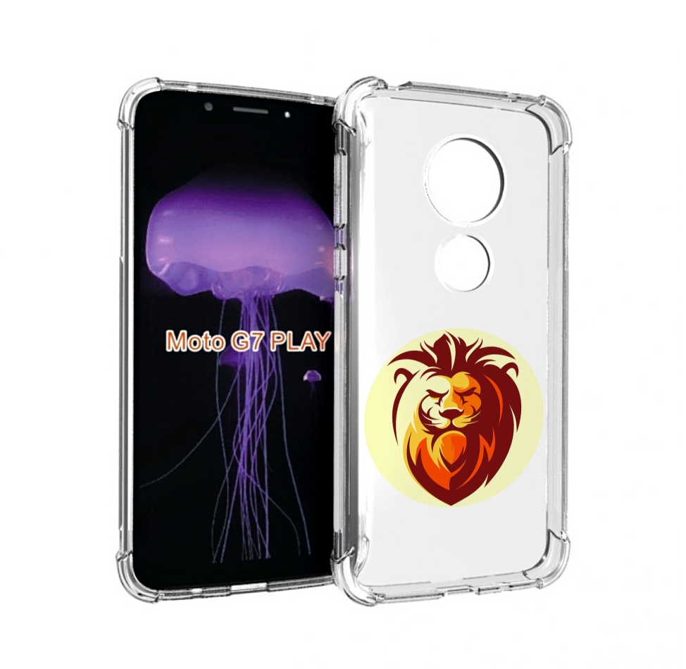 

Чехол MyPads Картинка-Лев для Motorola Moto G7 Play, Прозрачный, Tocco