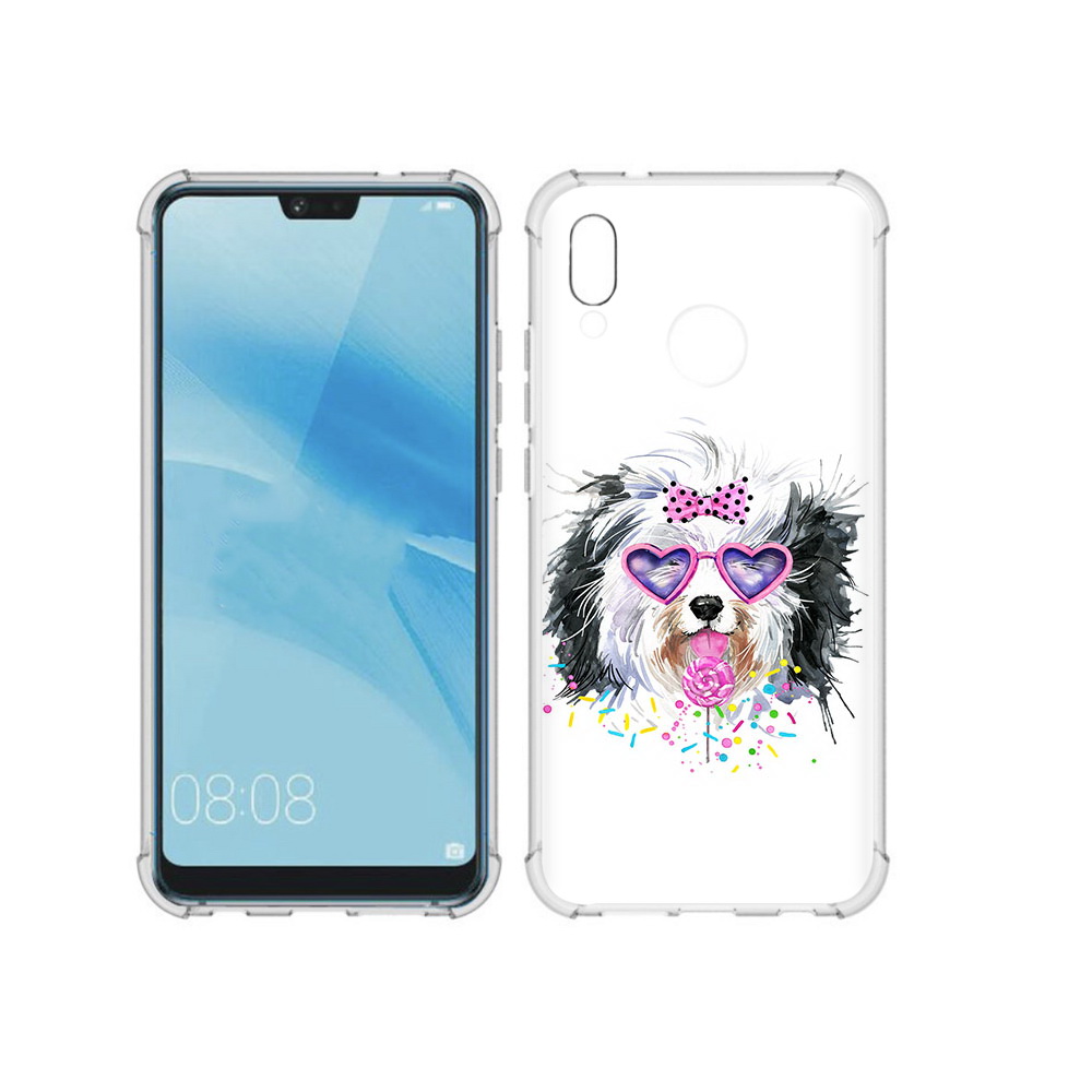 

Чехол MyPads Tocco для Huawei P20 Lite пушистик (PT130405.51.559), Прозрачный, Tocco