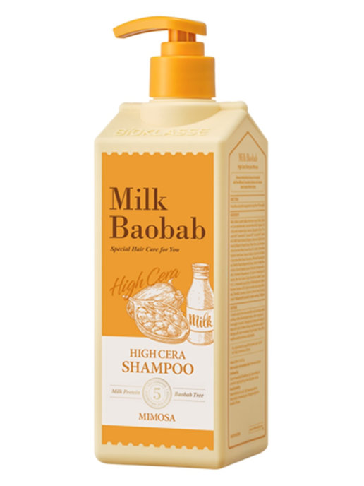 фото Шампунь milk baobab high cera shampoo mimosa 500 мл
