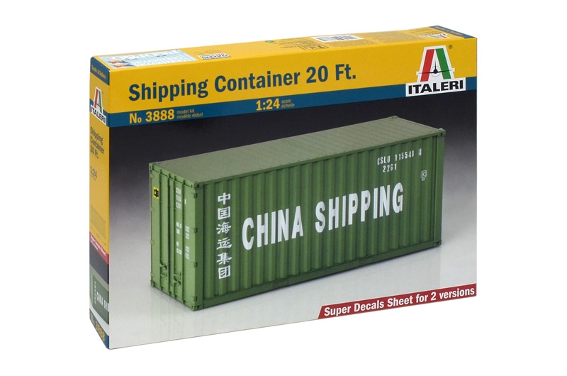 

Сборная модель Italeri 1/24 Shipping Container 20 Ft. 3888