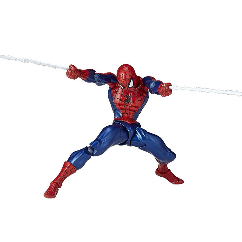 фото Фигурка revoltech человек паук - spider-man с аксессуарами 16 см 102551