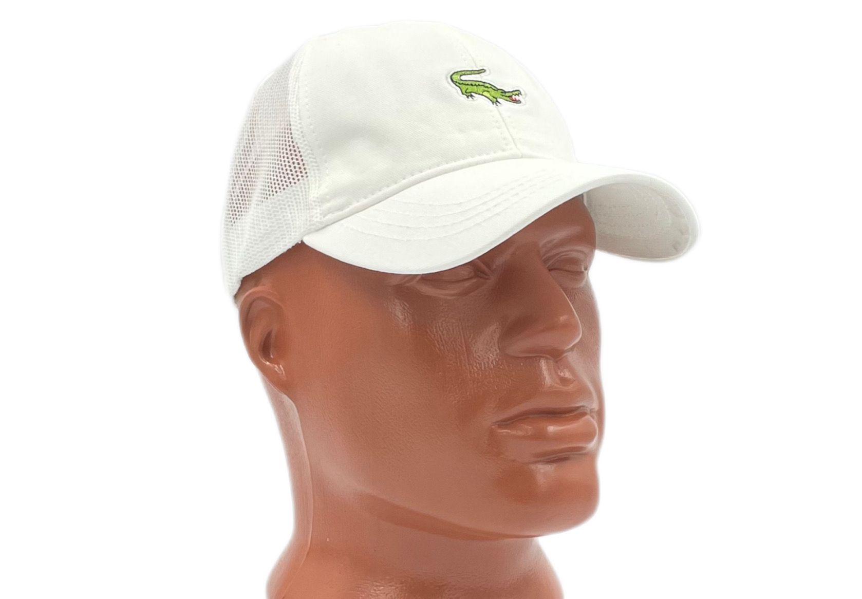 Бейсболка мужская Lacoste 95612235778992 белая, р.56-58