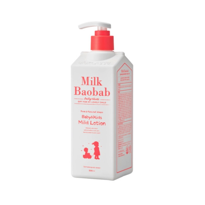 фото Детский лосьон для тела увлажняющий milk baobab baby&kids mild lotion (500 мл)