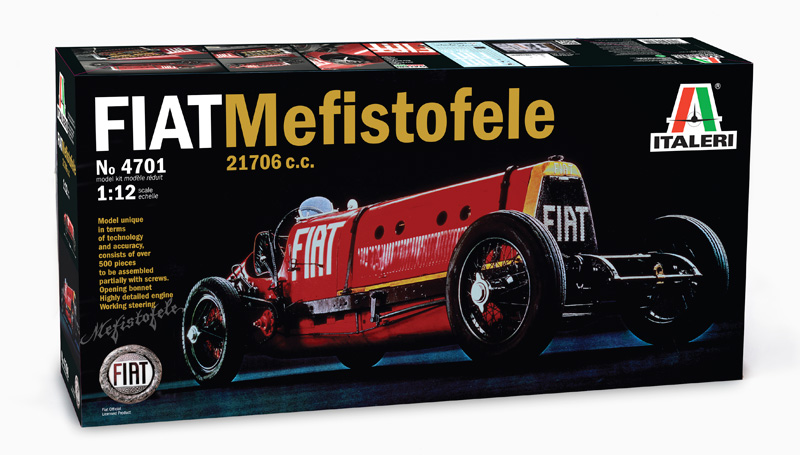 фото Сборная модель italeri 1/12 fiat mefistofele 21706 c.c. 4701