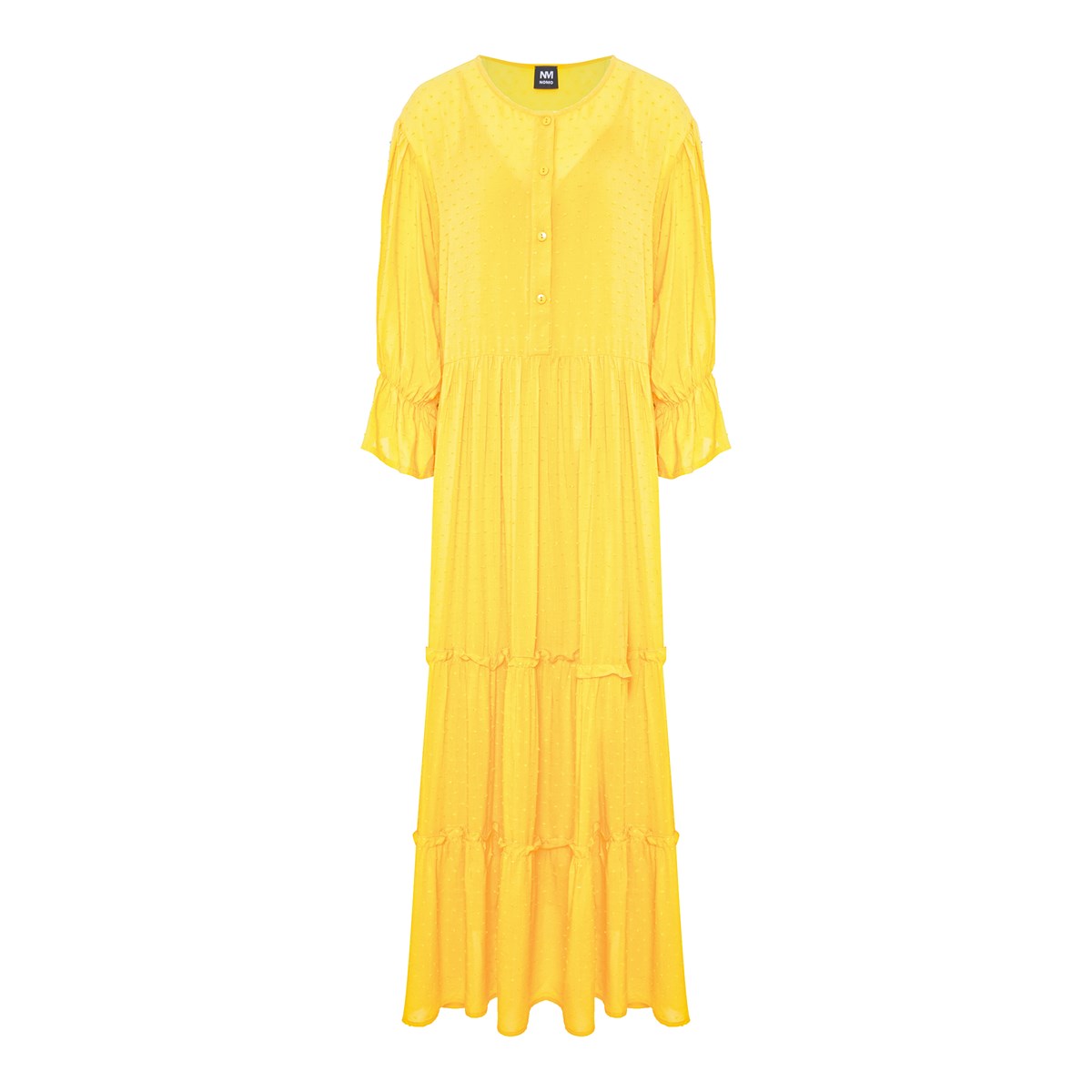 

Платье женское NM-NOMO 31616 желтое S/M, Желтый, 31616