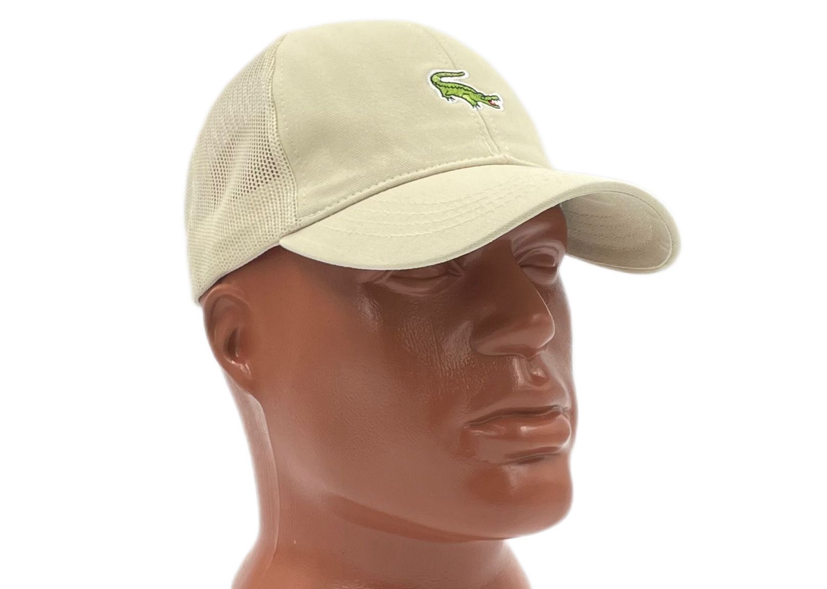 Бейсболка мужская Lacoste 95612235778992 бежевая, р.56-58