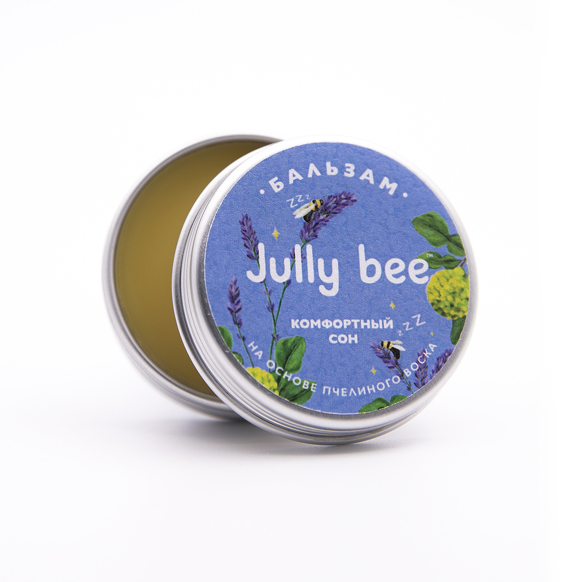 Купить Натуральный Бальзам Jully bee Комфортный сон для улучшения сна с лавандой и мятой 25 мл