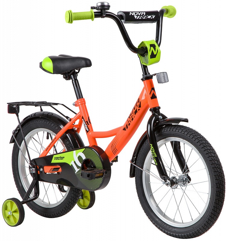 фото Велосипед novatrack "vector" (цвет: оранжевый, 16")