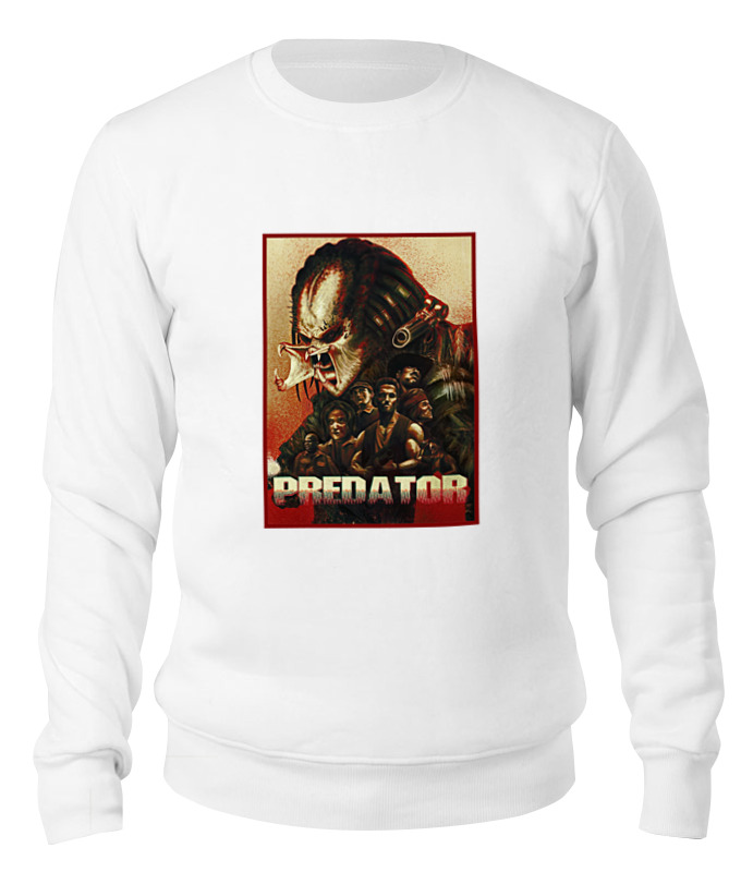 

Свитшот Printio Predator белый 2XL, Predator