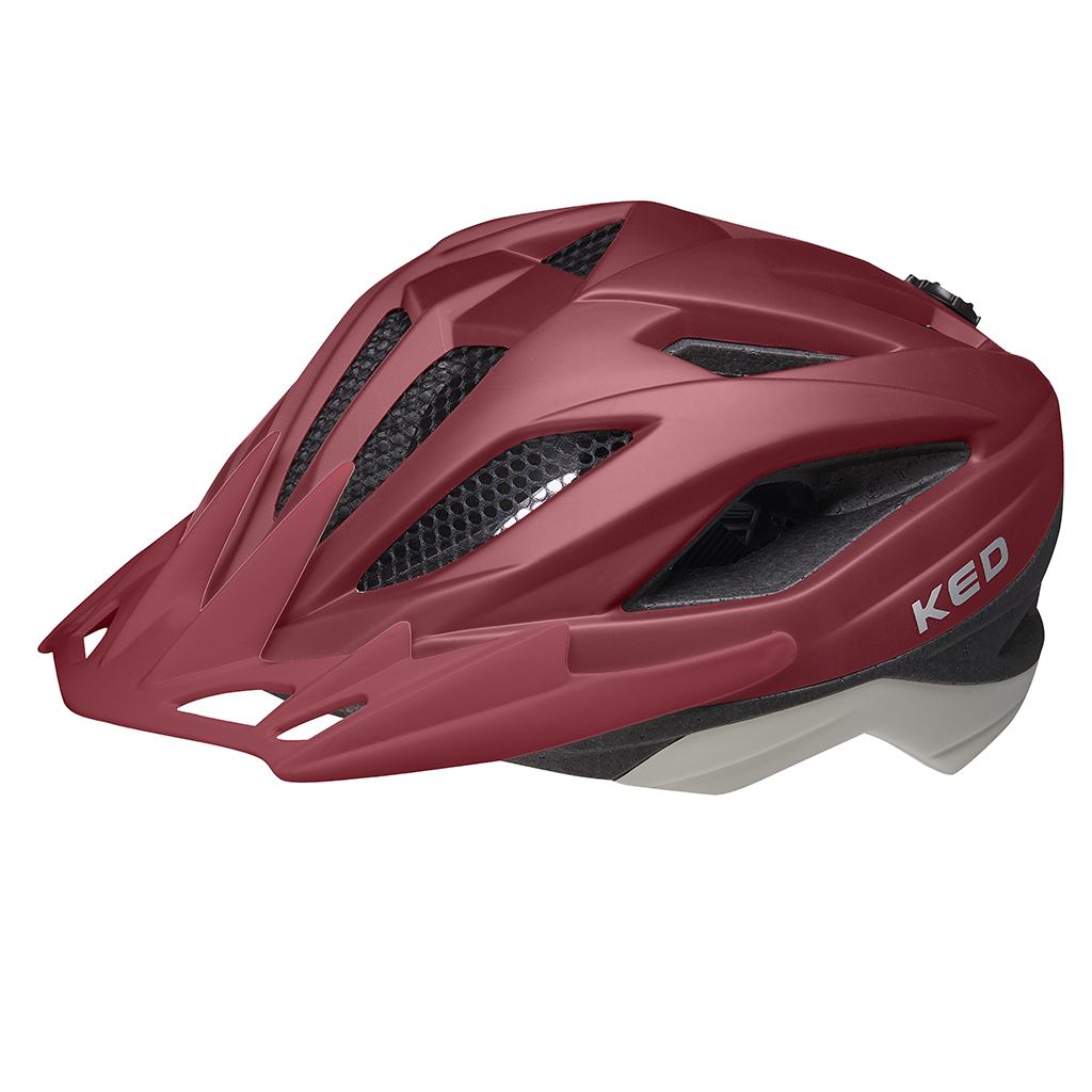 Велосипедный шлем KED Street Junior Pro, merlot ash matt, M