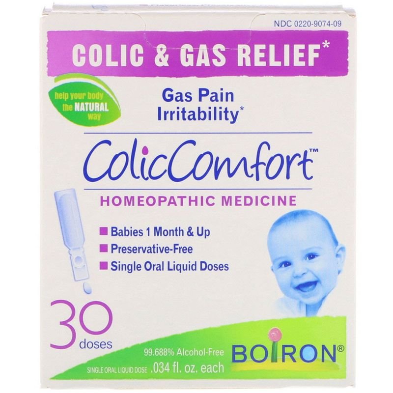 фото Облегчение колик и устранение газов boiron coliccomfort 30 доз