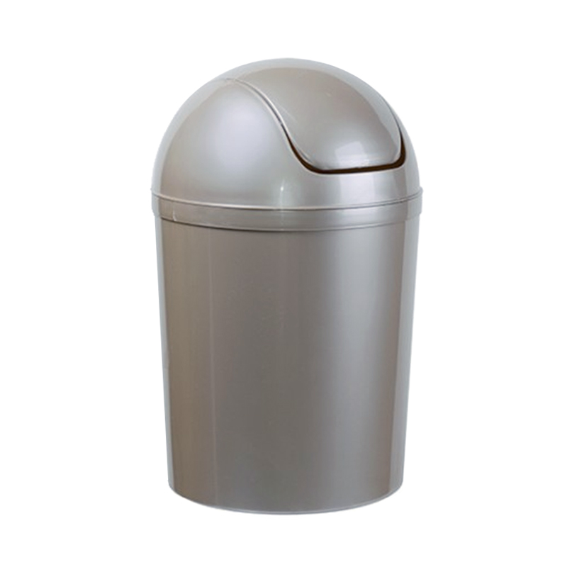 Ведро для мусора Plafor 15л Dust Bin Swing Top серое с плавающей крышкой