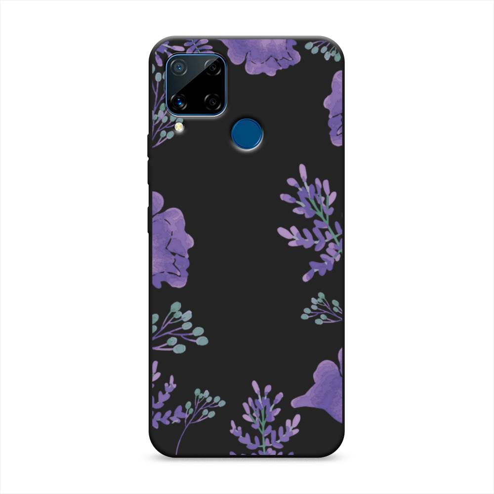 

Чехол Awog на Realme C15 "Сиреневая цветочная рамка", Разноцветный, 255052-1