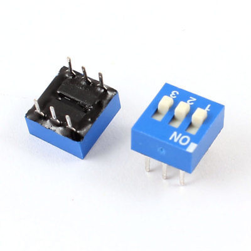 

100 штук, SWD-03 (DS-03) DIP переключатель