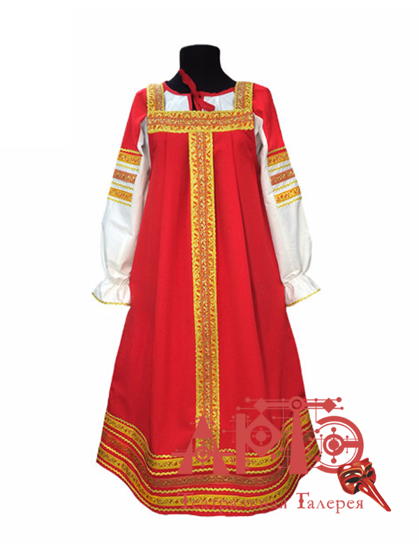 

Сарафан "Дарина" (Цв: Красный-Золотой Размер: 3)