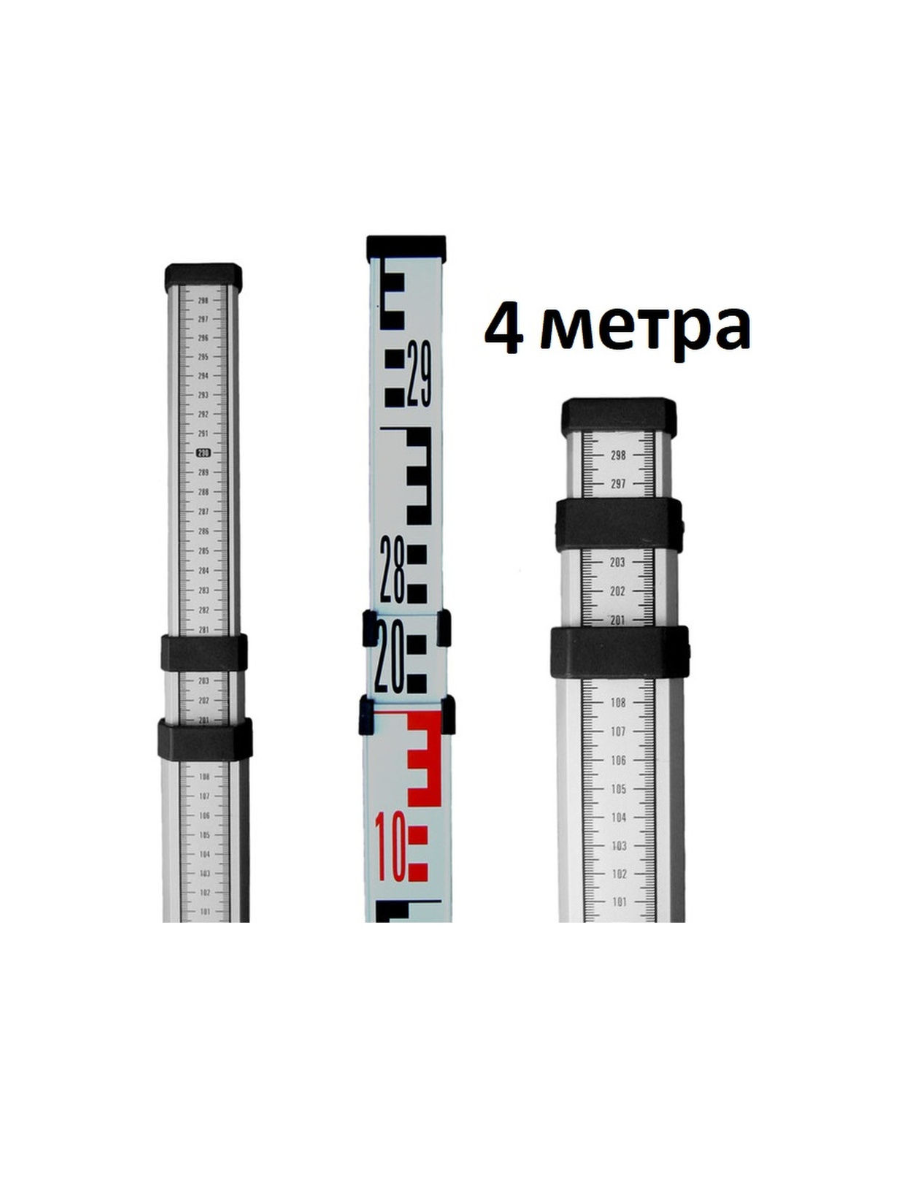 фото Рейка нивелирная neroff 4м.