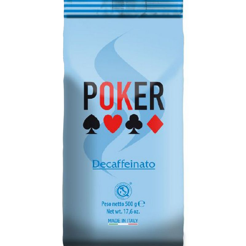 

Кофе зерновой Caffe Вoasi "Poker Decaffeinato", 500 г