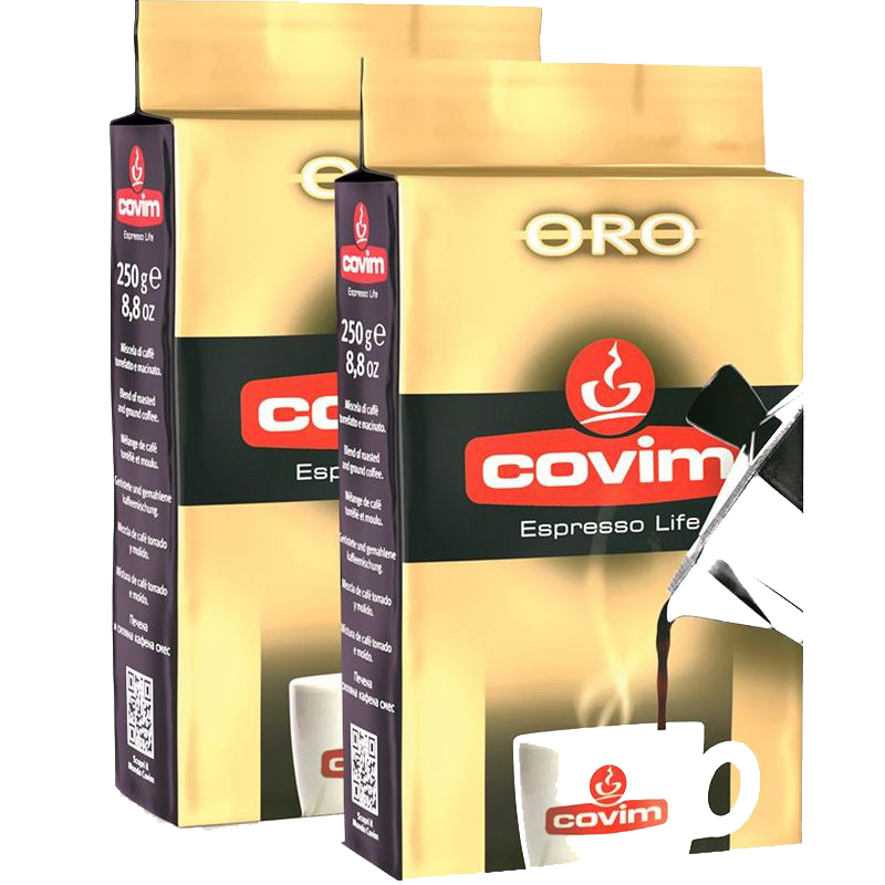 

Кофе молотый Covim "Oro", 2 шт х 250 г