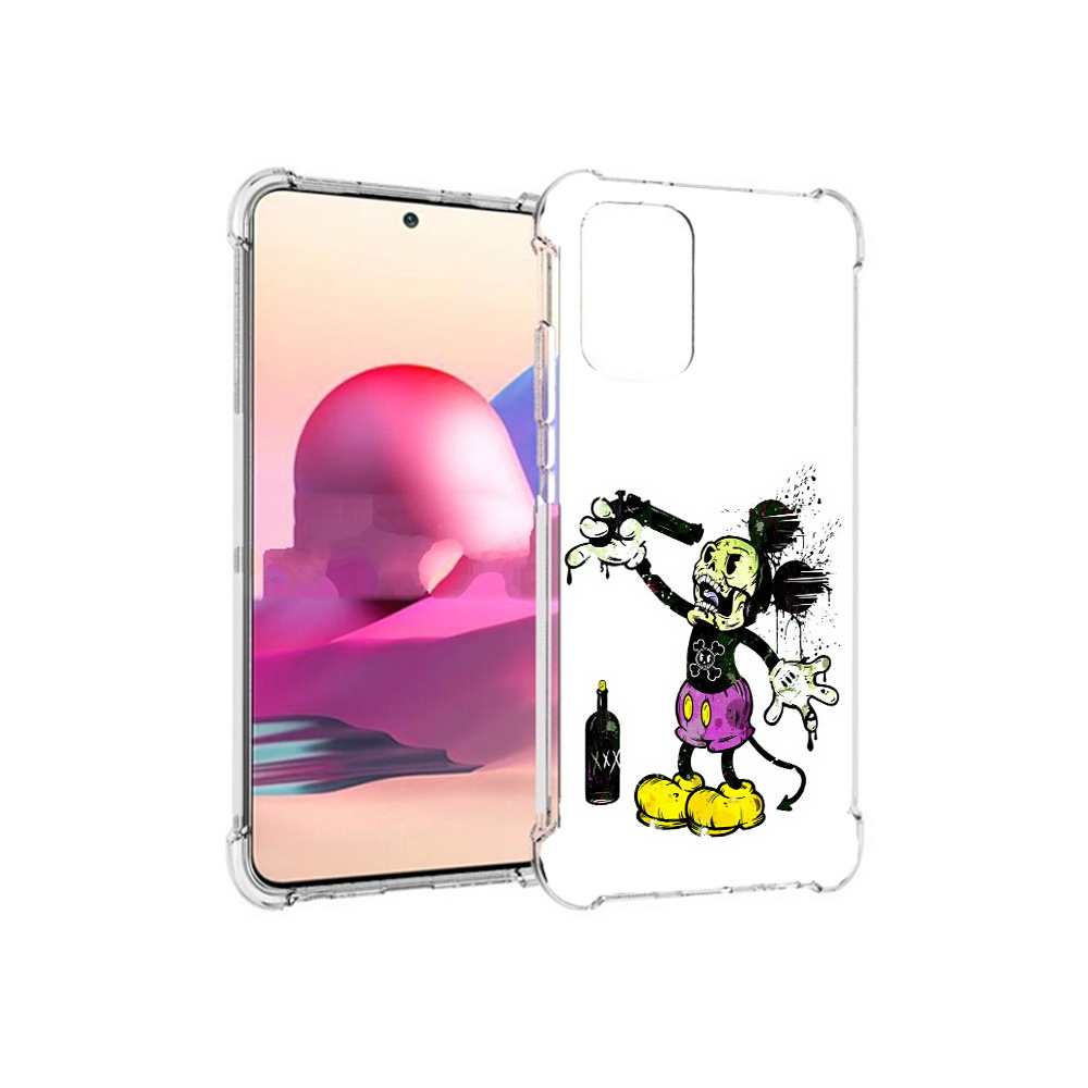 

Чехол MyPads Tocco для Xiaomi Redmi Note 10S Драг Микки (PT158704.257.73), Прозрачный, Tocco