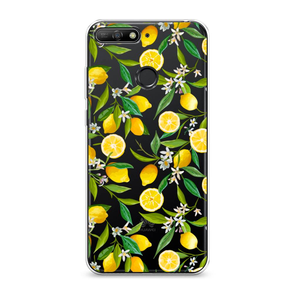 

Чехол Awog на Huawei Y6 Prime 2018 "Сочные лимоны", Желтый;белый;зеленый, 65750-10