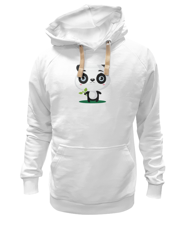 

Толстовка унисекс Printio Панда (panda) белая S, Белый, Панда (panda)