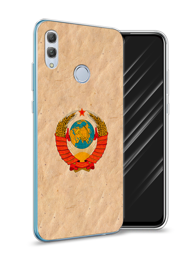 

Чехол Awog на Honor 10 Lite "Союз пролетариев", Бежевый;красный, 67550-10