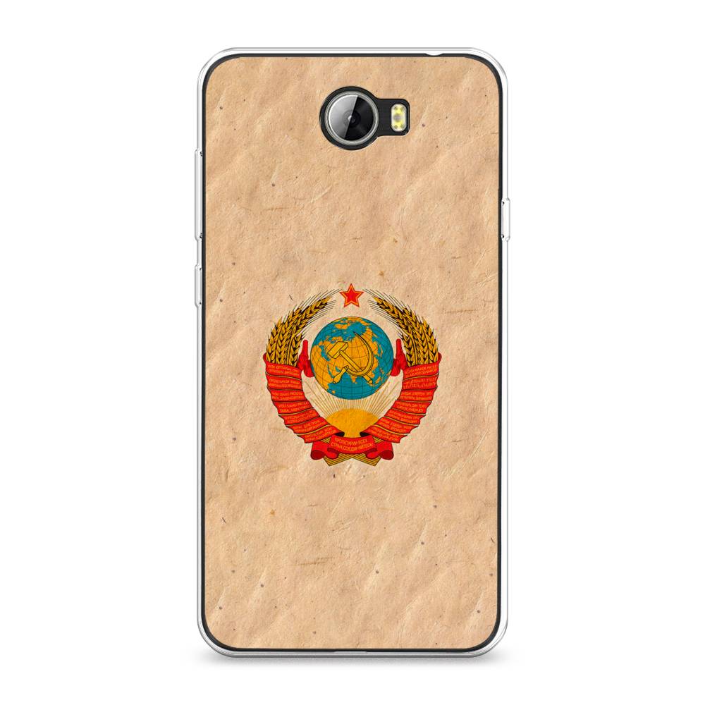 

Чехол Awog на Honor 5A "Союз пролетариев", Бежевый;красный, 60350-10