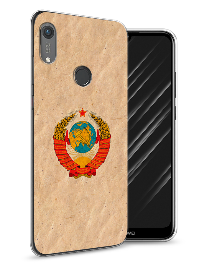 

Чехол Awog на Honor 8A (8A Pro/Prime) "Союз пролетариев", Бежевый;красный, 68750-10